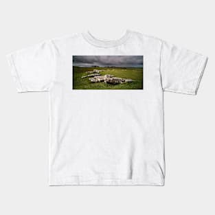 A storm brewing over Arbor Low Kids T-Shirt